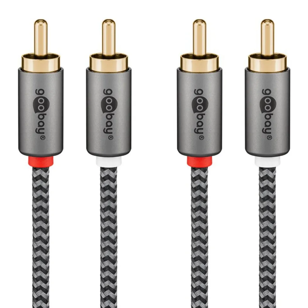 Stereo RCA-kabel 0,5 m