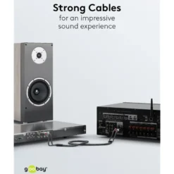 Stereo RCA-kabel 0,5 m