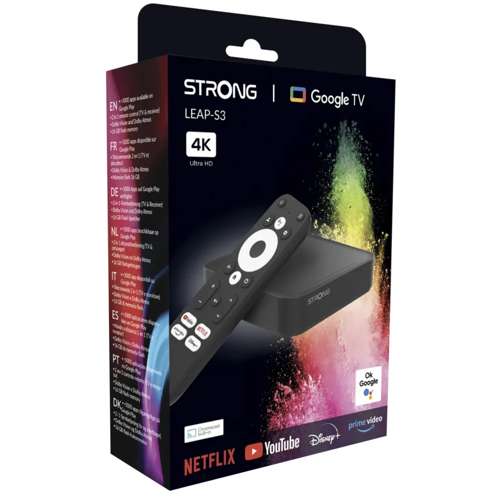 STRONG LEAP-S3 Mediespiller med Android-TV