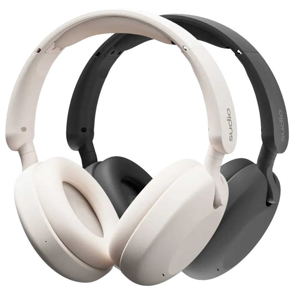Sudio K2 trådløse over-ear-hodetelefoner Hvit