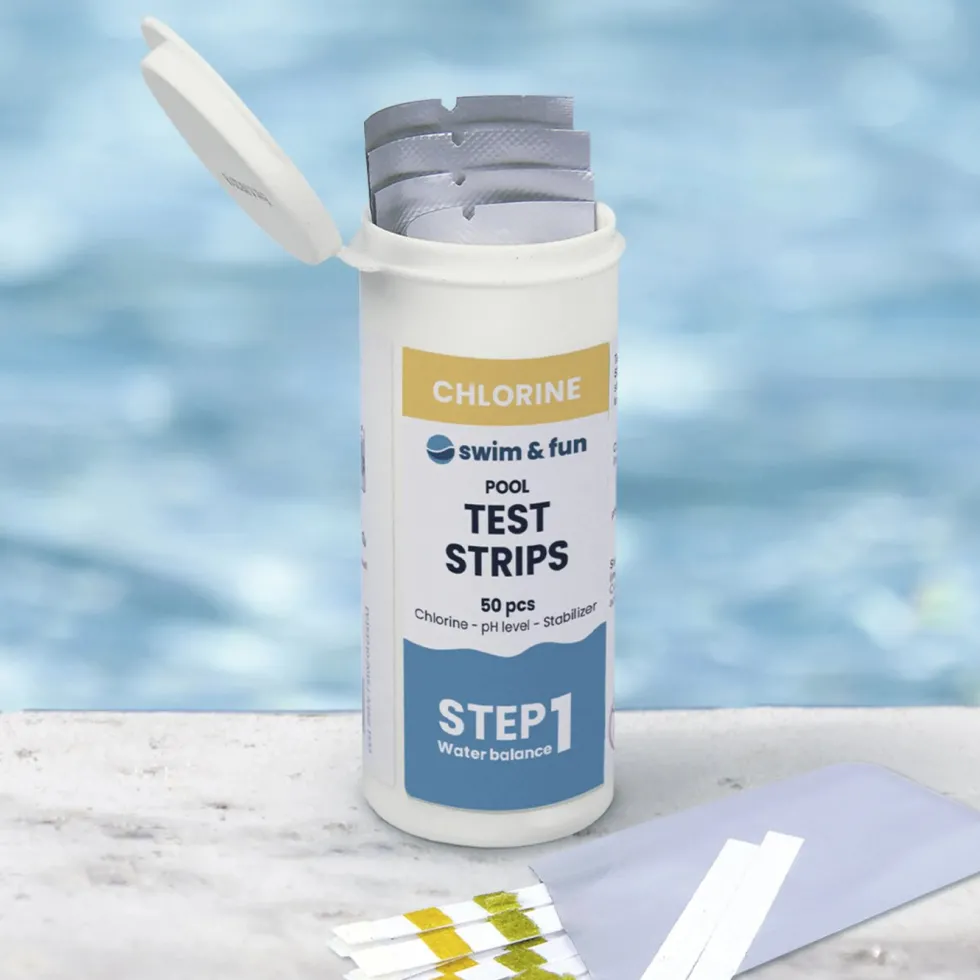 Swim & Fun Teststrimle for PH og klor 50-pk.
