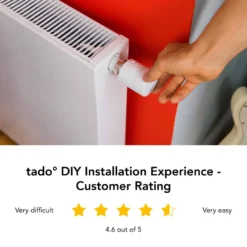tado Ekstra termostat til Radiator V3+ 4-pk.