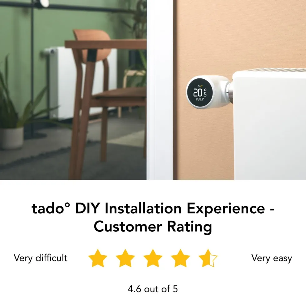 tado Smart Radiator Thermostat X 1-pk.