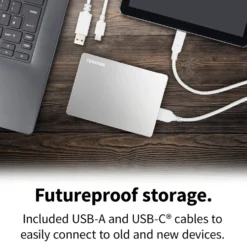 Toshiba Canvio Flex Silver 1 TB