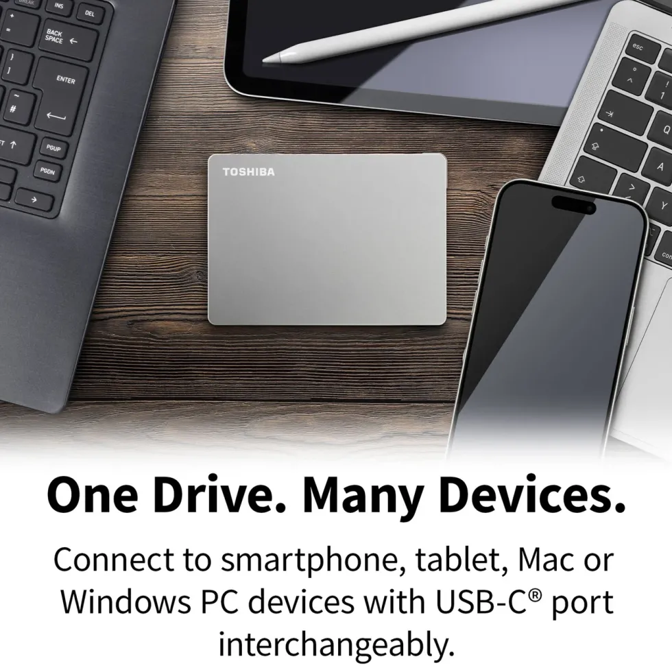Toshiba Canvio Flex Silver 4 TB