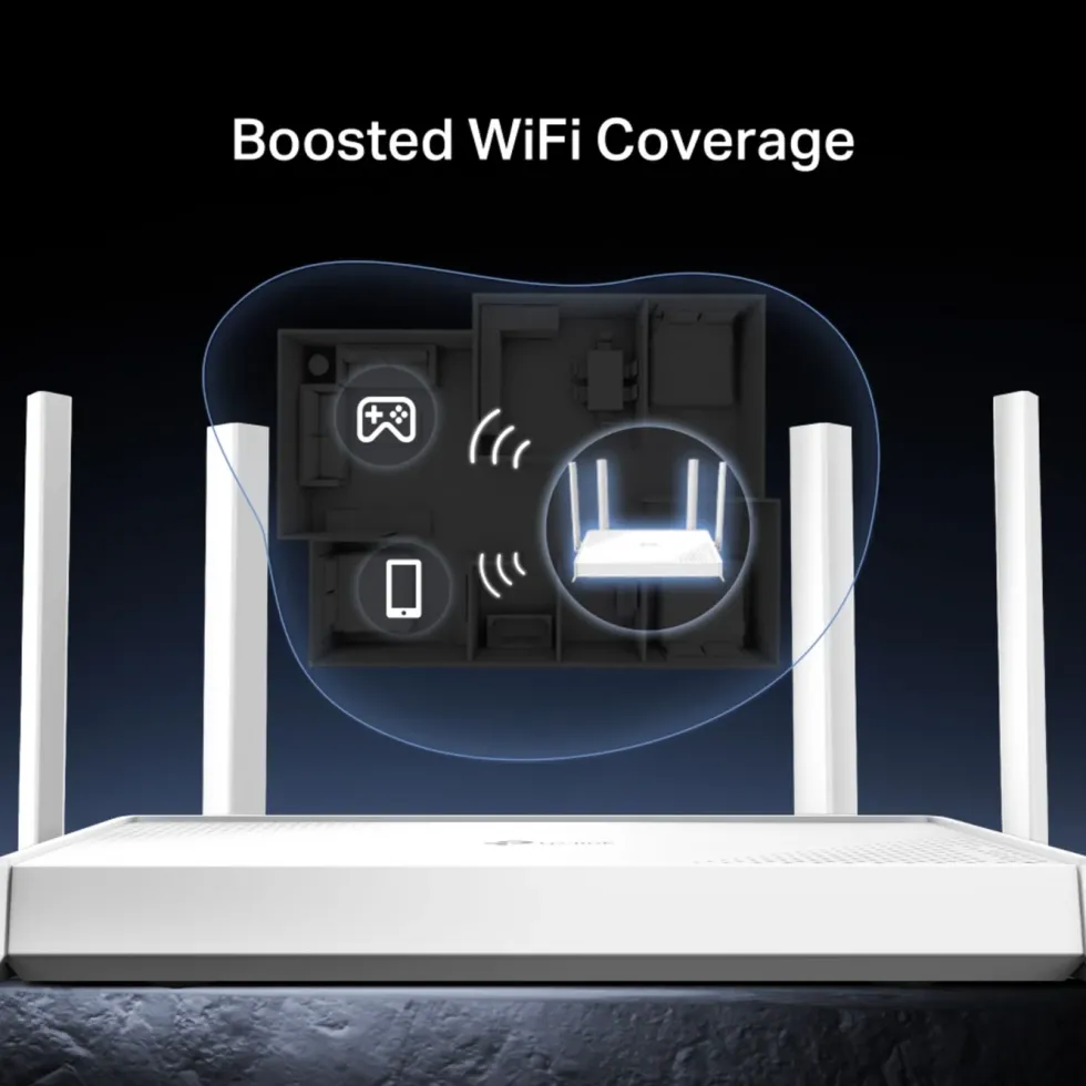TP-Link Archer BE220W – BE3600 Dual-Band Wifi 7 ruter
