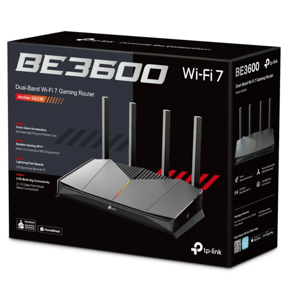 TP-Link Archer GE230 Wi-Fi 7 Gaming Ruter