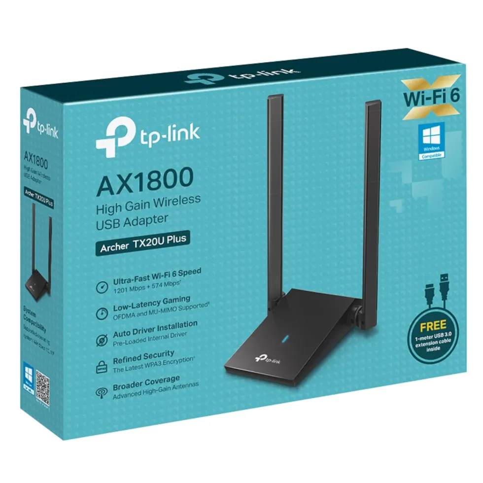 TP-Link Archer TX20U Plus Nettverkskort AX1800