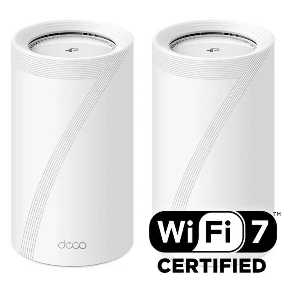TP-Link Deco BE85 Mesh-ruter med Wifi 7 BE19000 2-pk.