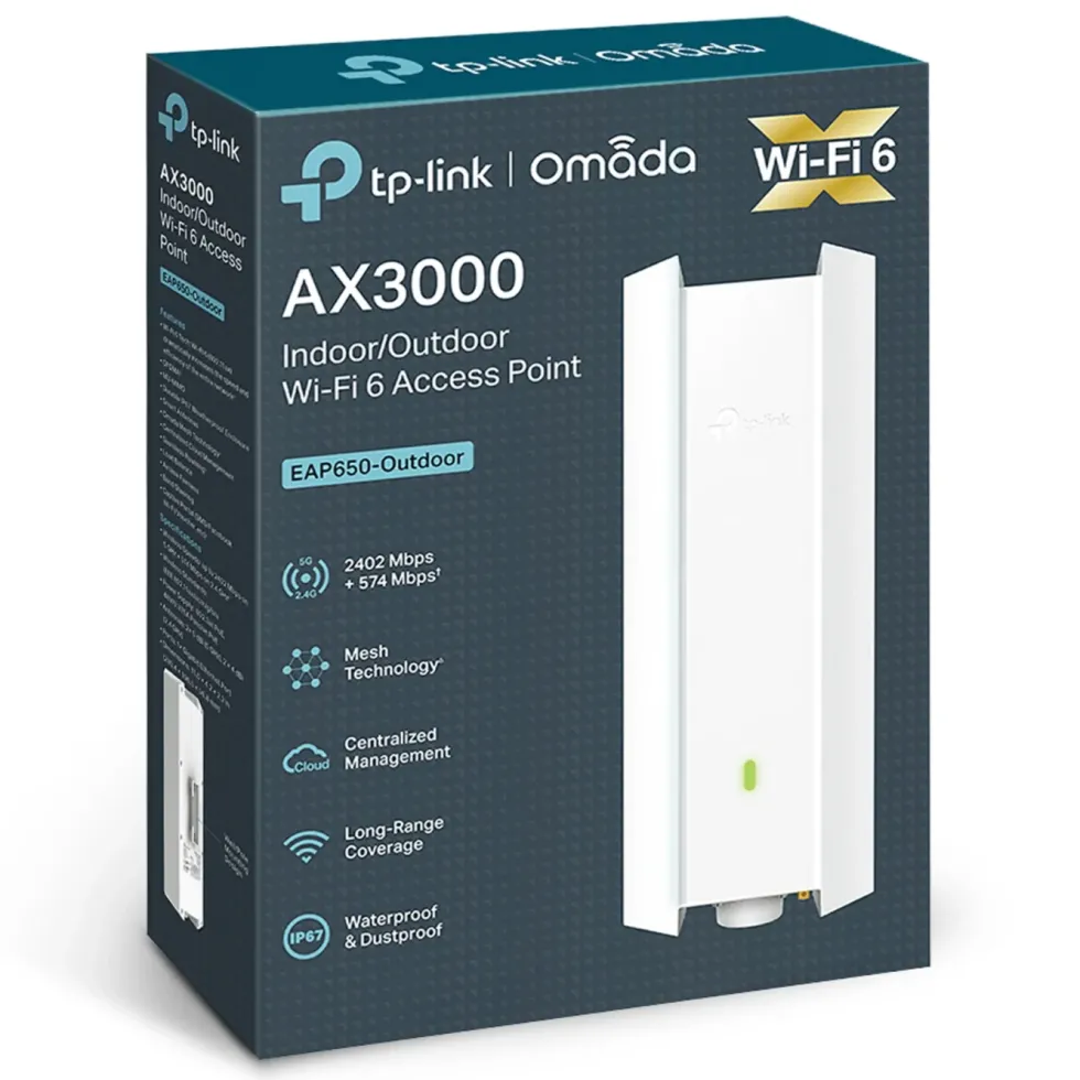 TP-Link EAP650-Outdoor Aksesspunkt for utendørsbruk AX3000