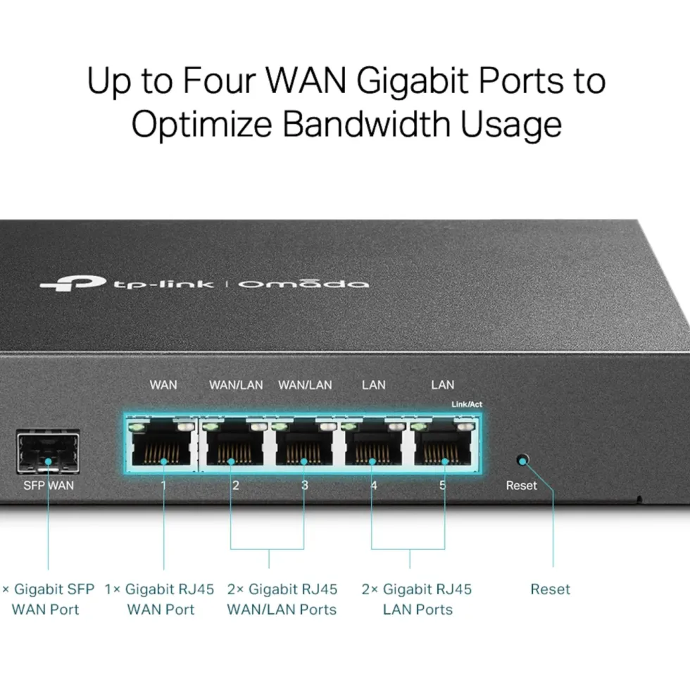 TP-Link ER7206 (TL-ER7206) Omada Gigabit VPN-ruter