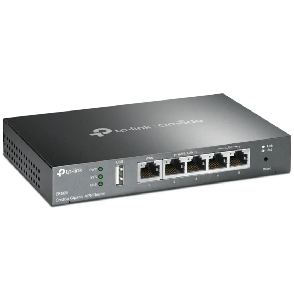 TP-Link ER605 (TL-R605) V2 Omada Gigabit VPN-ruter