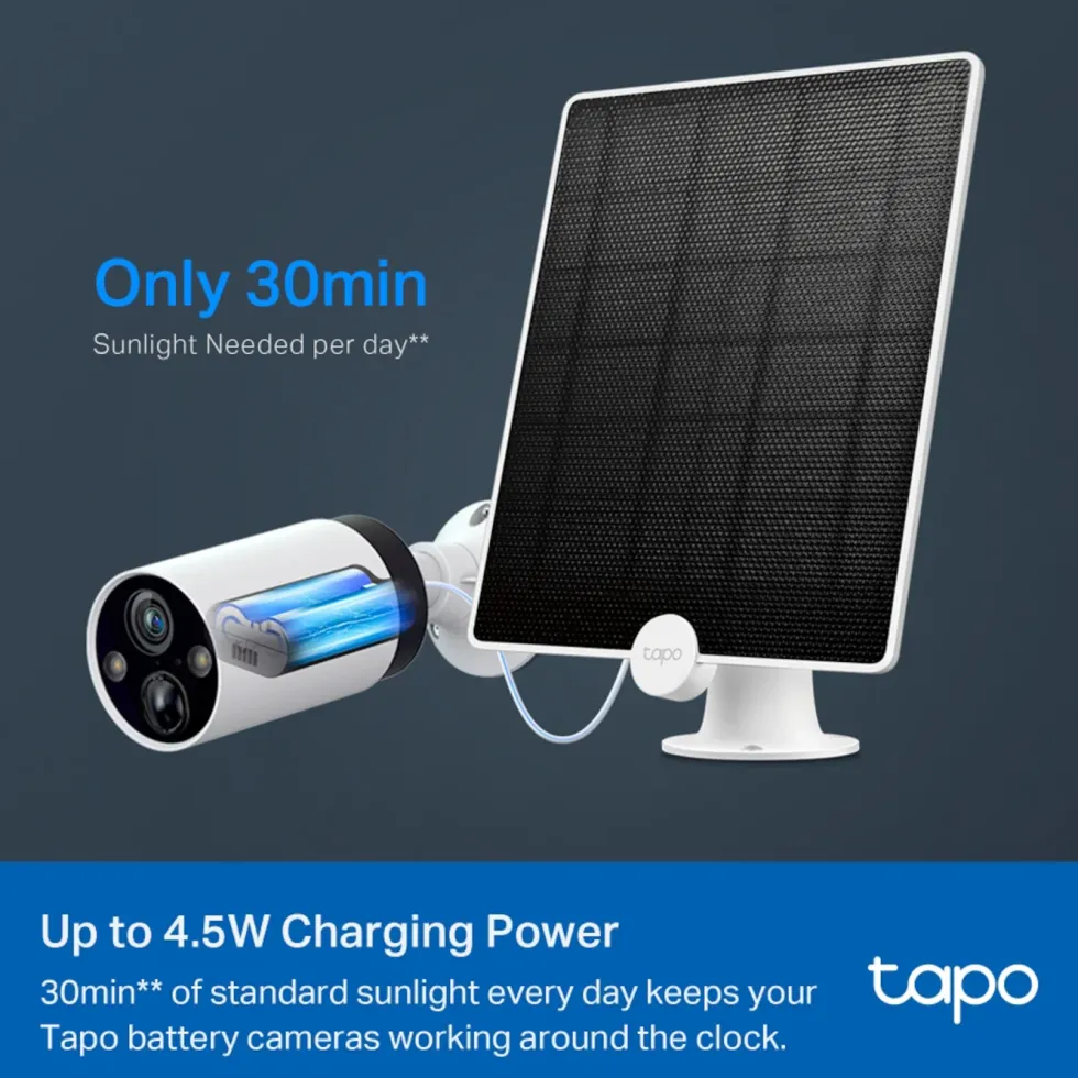 TP-Link Tapo A200 Solpanel for overvåkingskamera