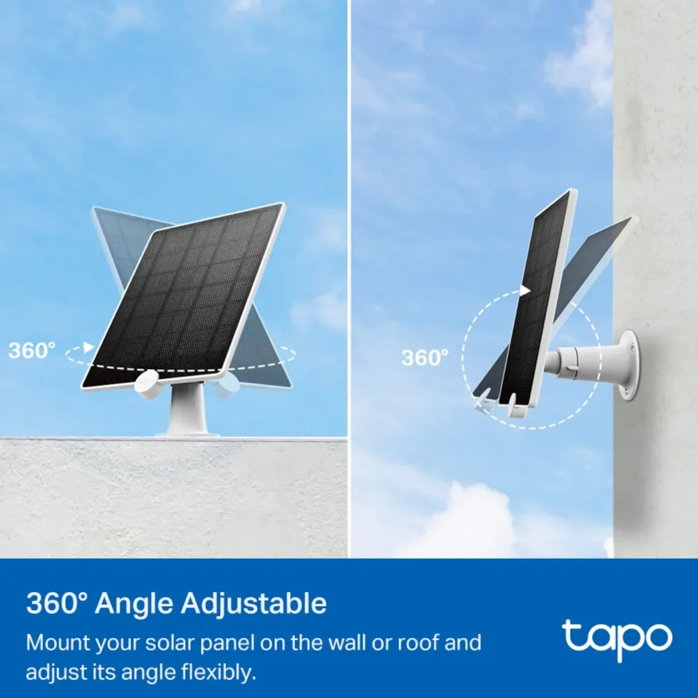 TP-Link Tapo A200 Solpanel for overvåkingskamera