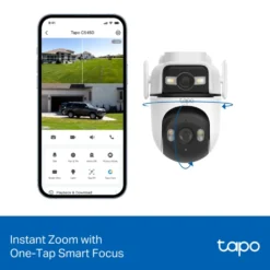 TP-Link Tapo C545D Overvåkingskamera med doble linser 2K, IP66, wifi