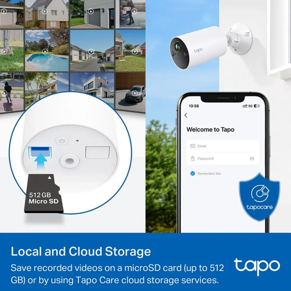 TP-Link Tapo C410 Overvåkingskamera med batteri