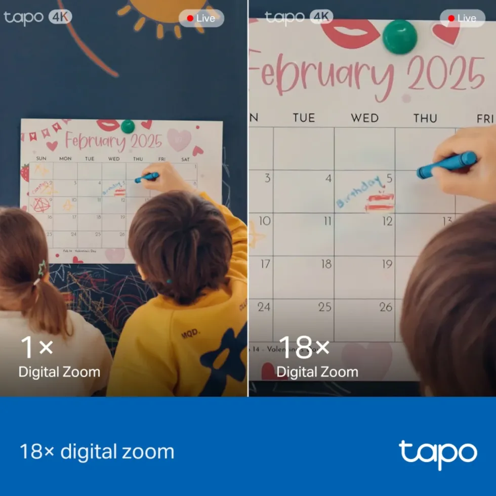 TP-Link Tapo C260 Pan/Tilt AI Overvåkingskamera