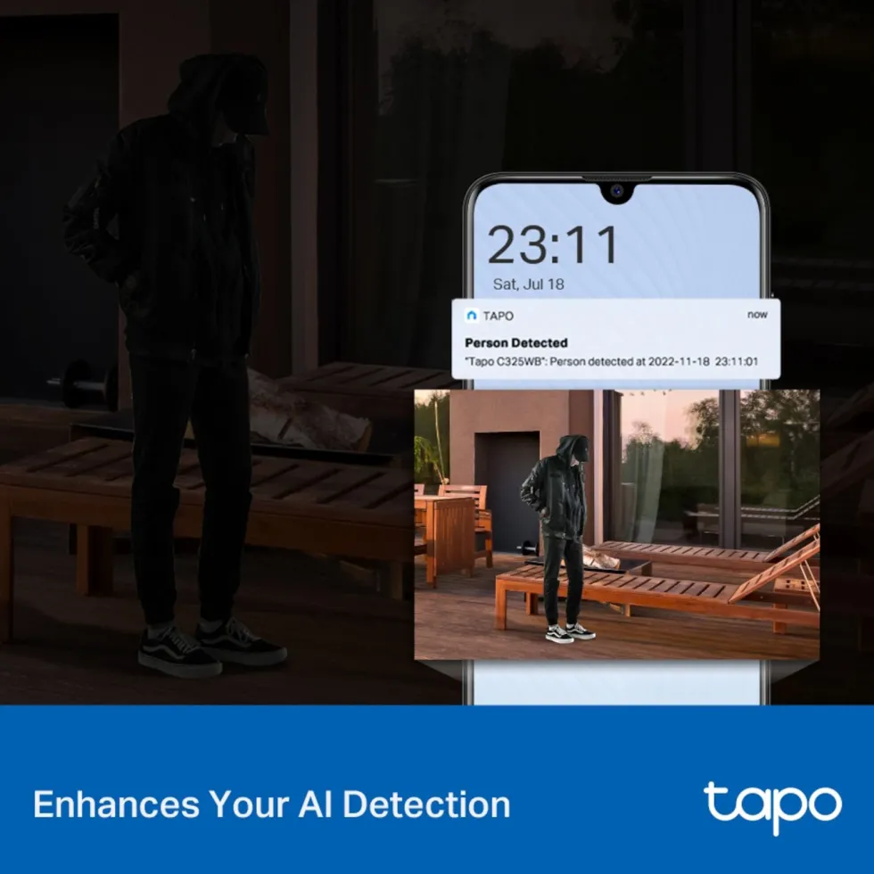 TP-Link Tapo C325WB Overvåkingskamera