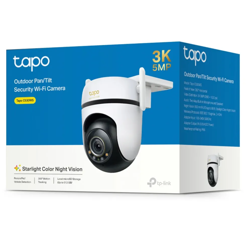 TP-Link Tapo C530WS Trådløst overvåkningskamera