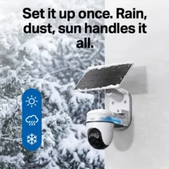 TP-Link Tapo HB112 Solcelledrevet overvåkingskamera 2K pan/tilt 2-pk. Hvit