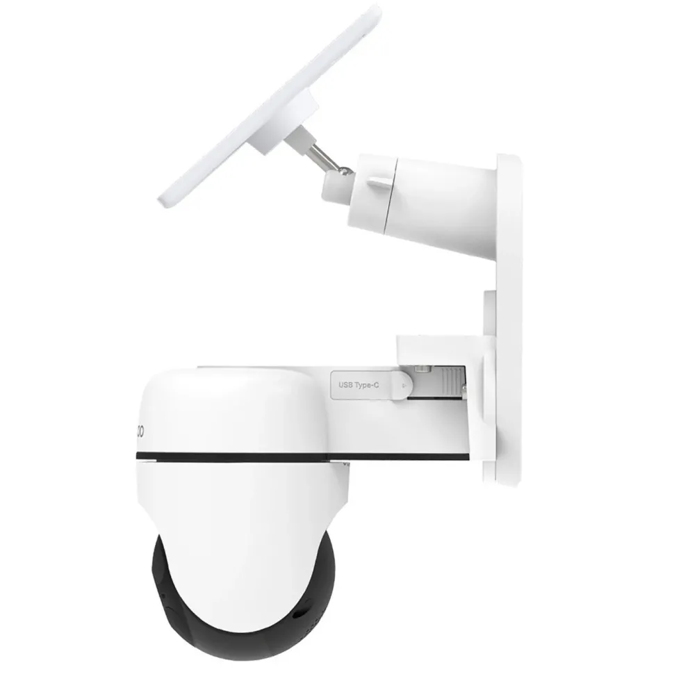 TP-Link Tapo HB112 Solcelledrevet overvåkingskamera 2K pan/tilt 2-pk. Hvit