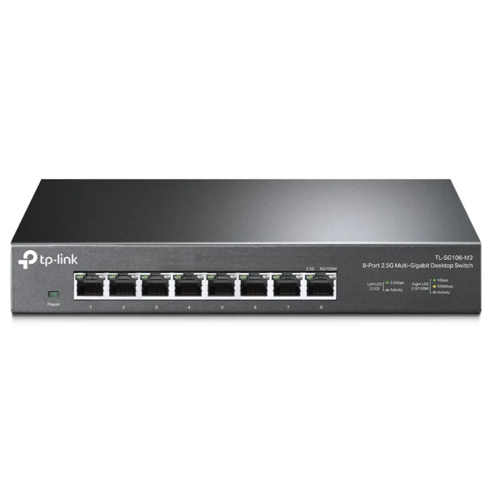 TP-Link TL-SG108-M2 Gigabitswitch 8 porter 2,5 Gb/s