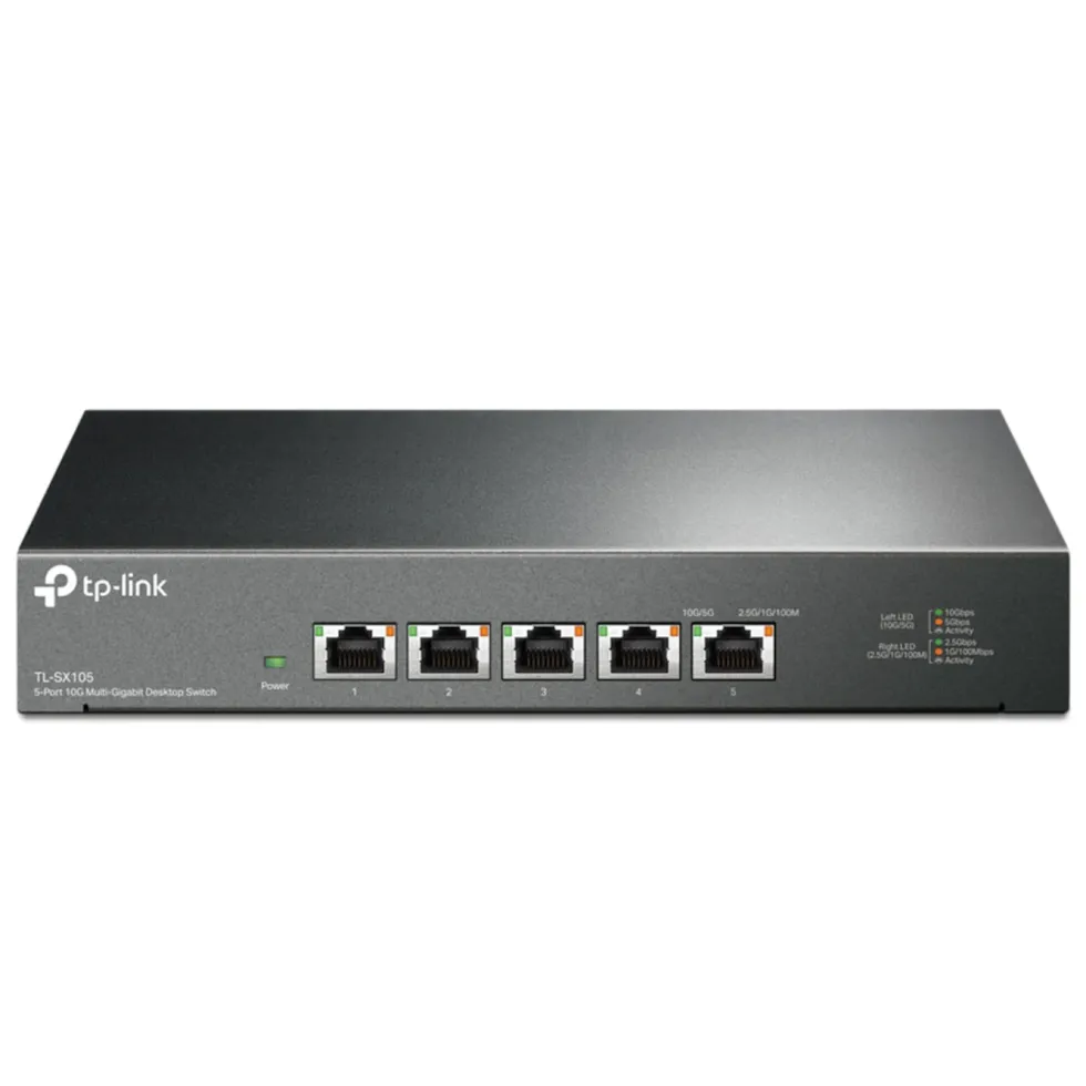 TP-Link TL-SX105 Gigabitswitch 5 porter 10 Gb/s