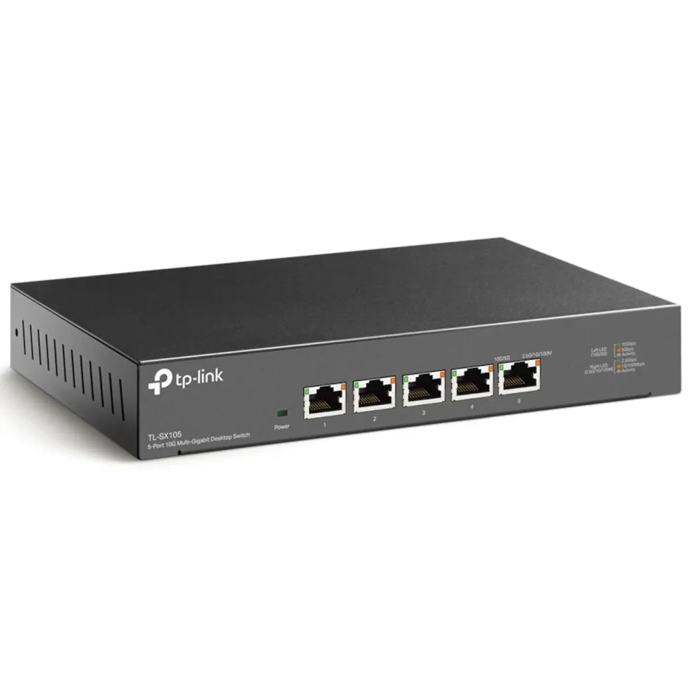 TP-Link TL-SX105 Gigabitswitch 5 porter 10 Gb/s