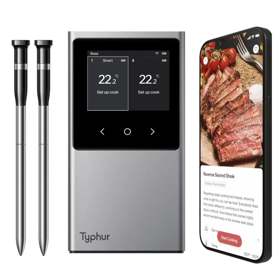 Typhur Sync Dual trådløst grill- og steketermometer med to sonder