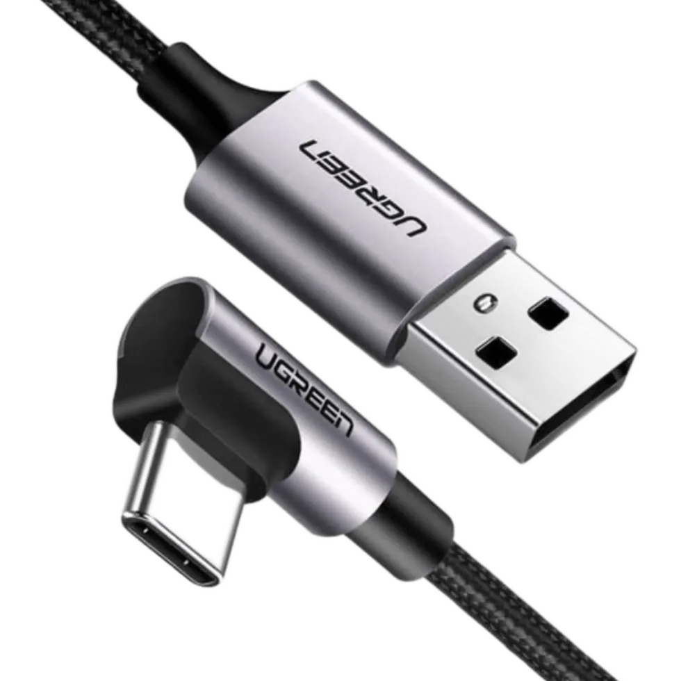 Ugreen Vinklet USB-C til USB-A-kabel 2 m