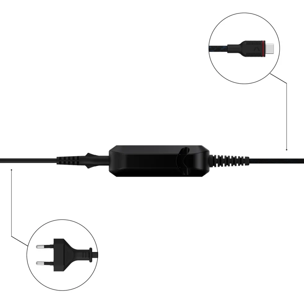 Unisynk GaN-lader med USB-C 65 W
