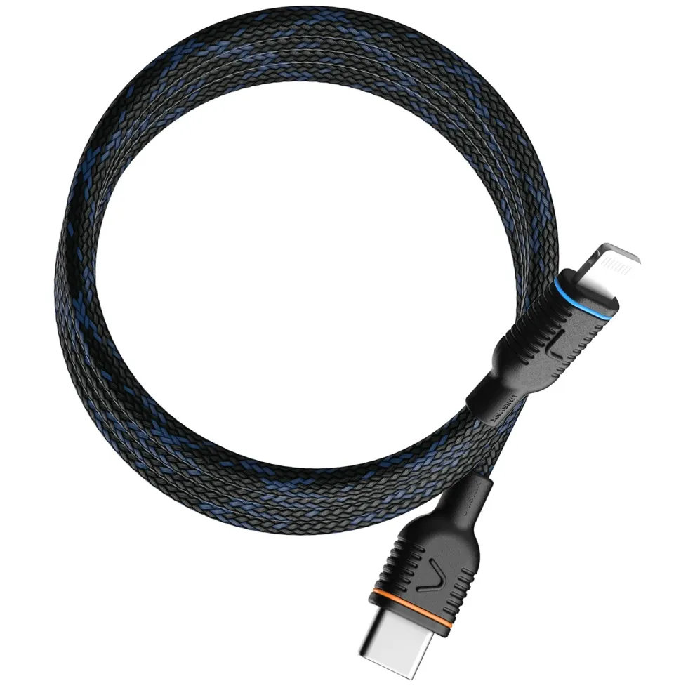 Unisynk Magnetisk USB-C til Lightning-kabel 1 m