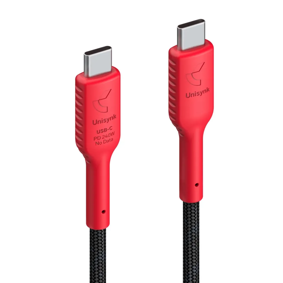 Unisynk USB-C Data Blocker-kabel 240 W 2 m