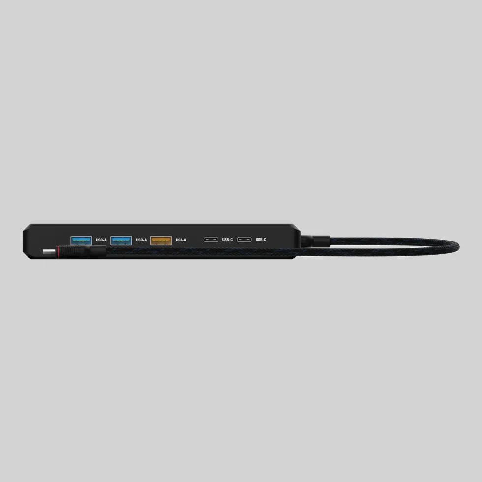 Unisynk USB-C-Hub 12 porter 8K for to skjermer