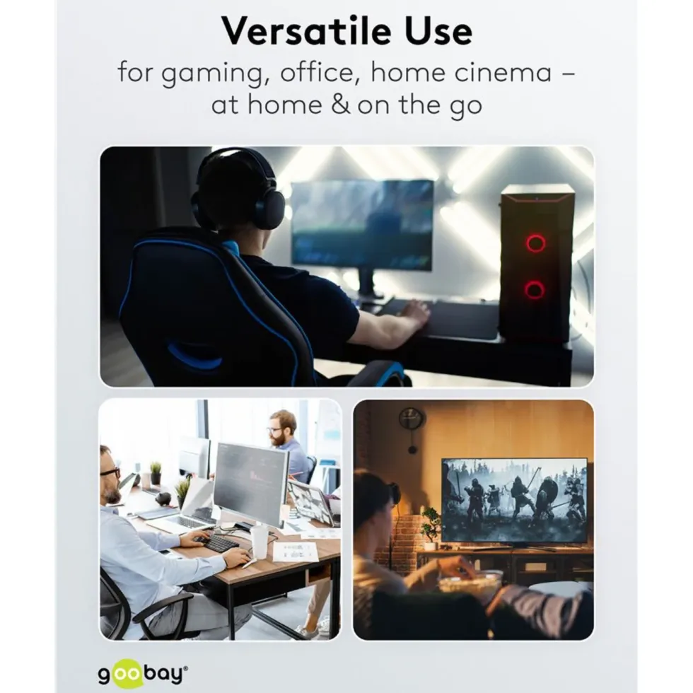 USB-C-adapter 180° U-formet med USB4-støtte