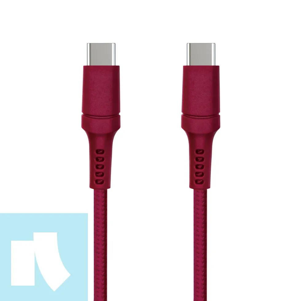 USB-C til USB-C 0,5 m Rød