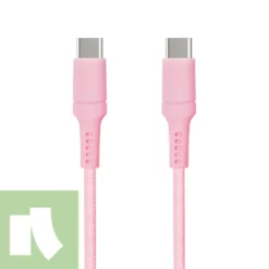USB-C til USB-C 0,5 m Rosa