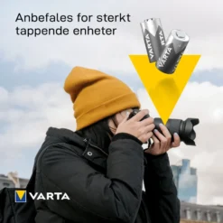 Varta Litiumbatteri CR123A 2-pk.
