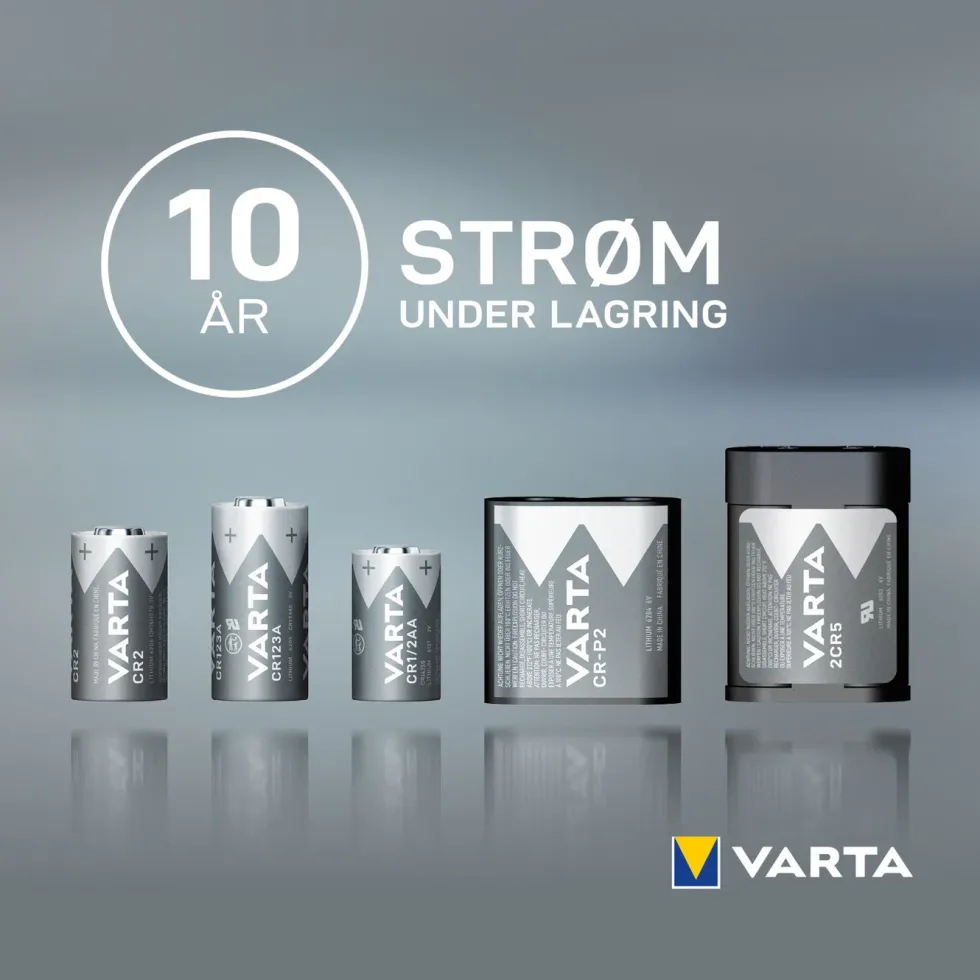 Varta Litiumbatteri CR123A 1-pk.
