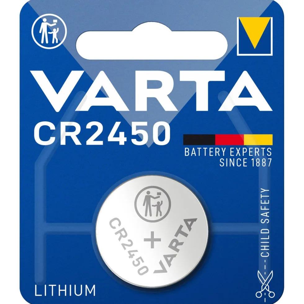 Varta Litiumbatteri CR2450 1-pk.