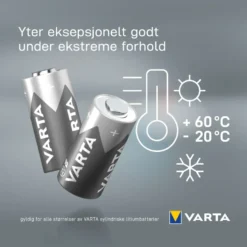 Varta Litiumbatteri CR2 1-pk.
