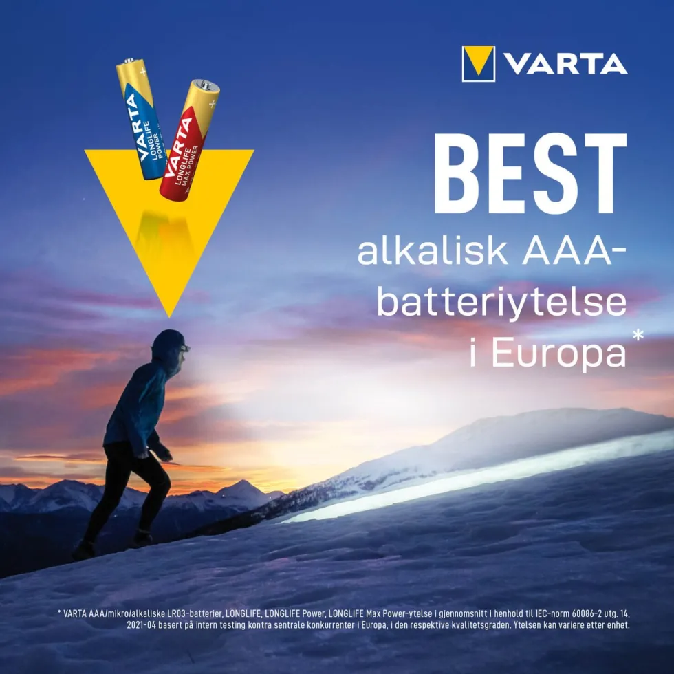 Varta Longlife Max Power AAA-batterier 4-pk.