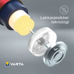 Varta Longlife Max Power D-batterier 2-pk.