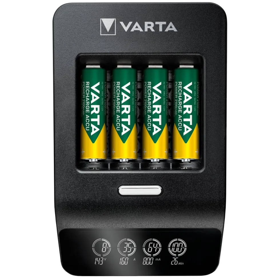 Varta Rask batterilader med overvåking