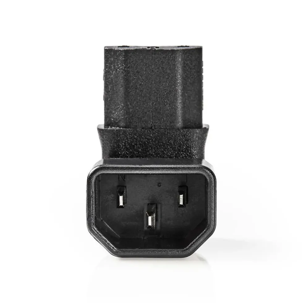 Vinkeladapter C13 90° Nedovervinklet