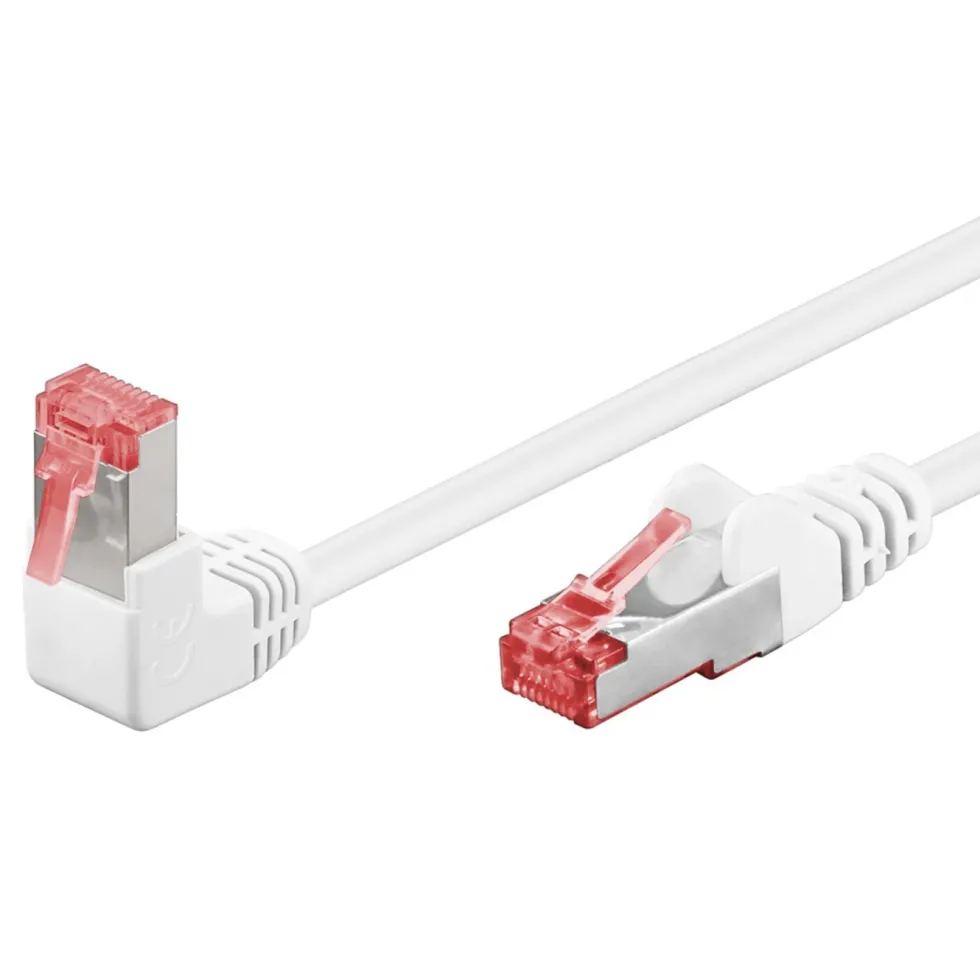 Vinklet S/FTP-nettverkskabel Cat. 6 2 m