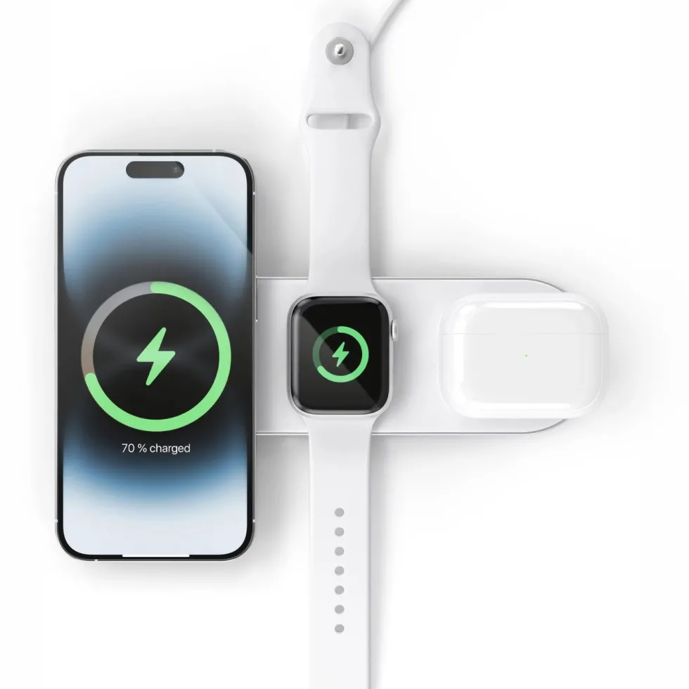 Vonmählen Aura Home 3-i-1 trådløs ladestasjon med MagSafe
