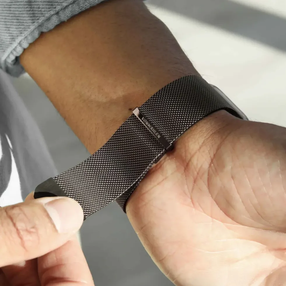 Vonmählen Milanese Loop 2 til Apple Watch 44/45/46/49 mm Granite
