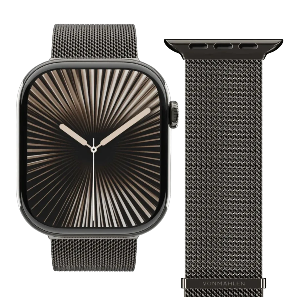 Vonmählen Milanese Loop 2 til Apple Watch 44/45/46/49 mm Granite