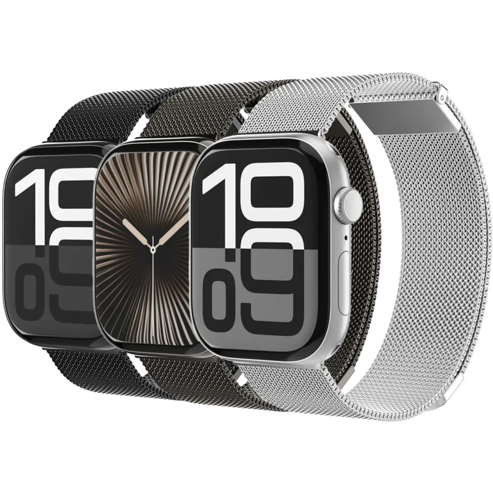 Vonmählen Milanese Loop 2 til Apple Watch 44/45/46/49 mm Granite